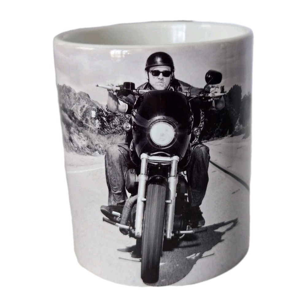 Sons‎ Of Anarchy Coffee Tea Mug Cup 2011 Fox Motorcycle Photo Orca Coatings